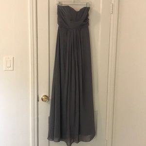 David’s bridal chiffon gown/bridesmaid dress